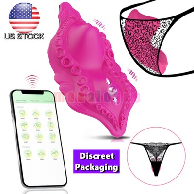 Thrusting Vibrating Women Panties Massager Wireless Remote Control Underwear US