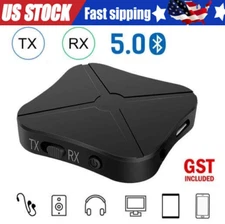 2in1Bluetooth Transmitter Receiver Wireless Adapter TV Home Stereo A2DPAudio LOT