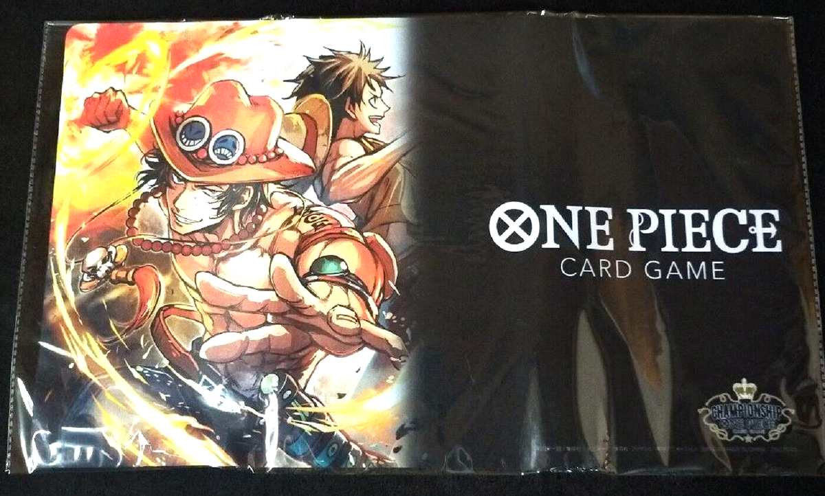 One Piece Card Game Official Playmat Ace Championship Set Japan