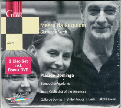 Placido DOMINGO: VERDI REQUIEM Cristina Gallardo-Domas Berti Abdrazakov CD+DVD