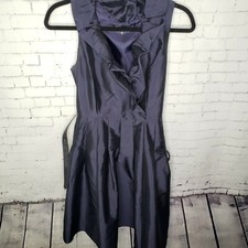 EUC Jones New York Navy Fancy Bridesmaid Dress 4 Mother of Bride Excellent Cond