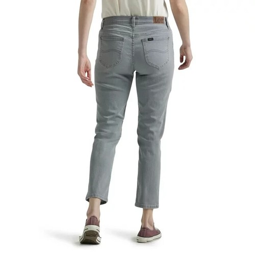 Jean Lee Mujer TALLA 18 M Heritage Mediana Rise Delgado Recto COLOR Valle Niebla Nuevo con etiquetas - Imagen 13 de 20