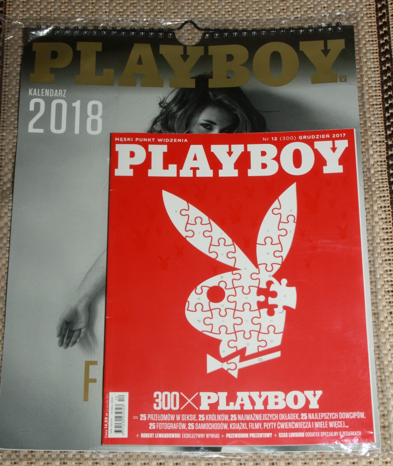 PLAYBOY KALENDARZ 2018 - Calendar 2018 + Playboy 12/2017 / Polish ...
