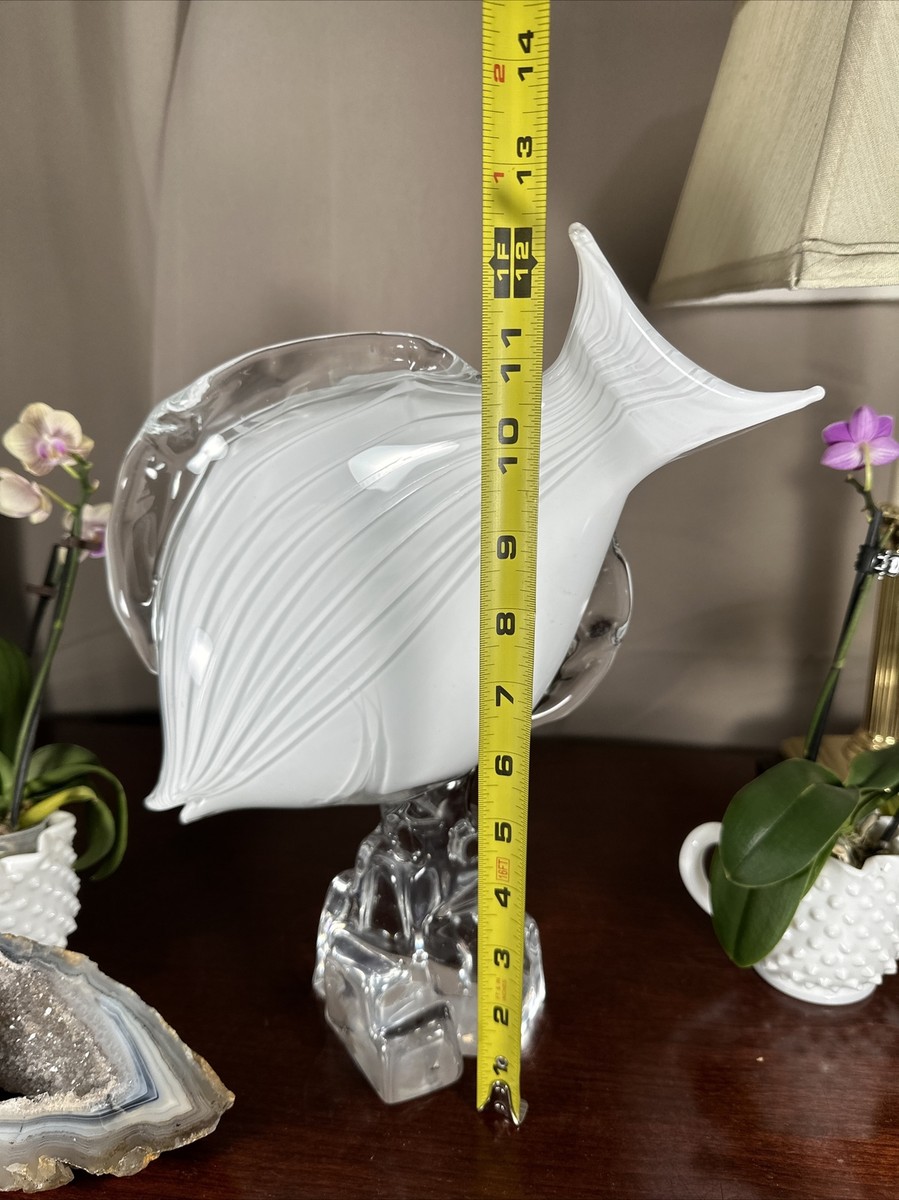 Vintage SIGNED Licio Zanetti GORGEOUS Murano Glass Fish Sculpture