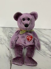 Ty Beanie Babies Retired 2000 Signature Plush Bear Toy 
