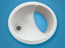Complete White Urine Diverter for Compost Toilets UK Made