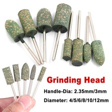 Rubber Polish Point Burr Grinding Head 2.35mm/3mm Shank For Dremel Rotary Tools