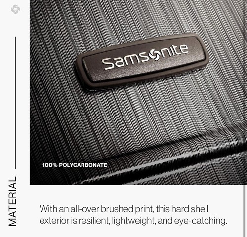 New Samsonite Winfield 2 28" 4-Wheel Large Luggage - Brushed Anthracite - Picture 7 of 7