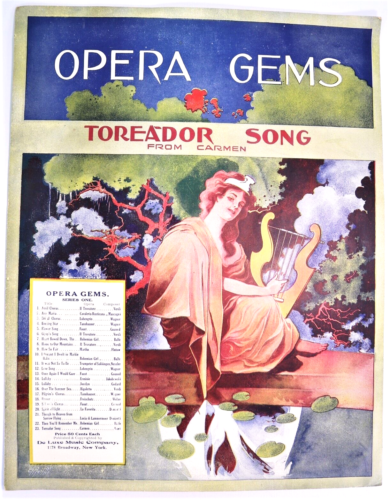 Bizet Toreador Lied von Carmen - 1910 Opernjuwelen - Bild 1 von 4