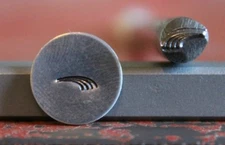 SUPPLY GUY 5mm Right Wing Border Metal Punch Design Stamp SGS-26,Made in the USA