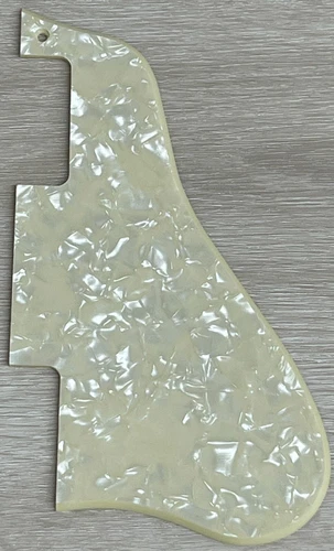 For Fit Gibson ES-335 Short Style Guitar Pickguard,1 Ply Cream Pearl
