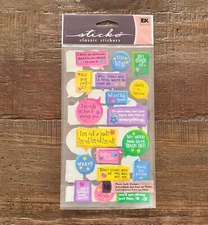 Vintage NIP Stickopotamus Sticko Classic Brat Stickers Photo Captions