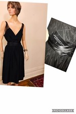 Little Black Taffeta Desiger Dress By Jacqueline Quinn