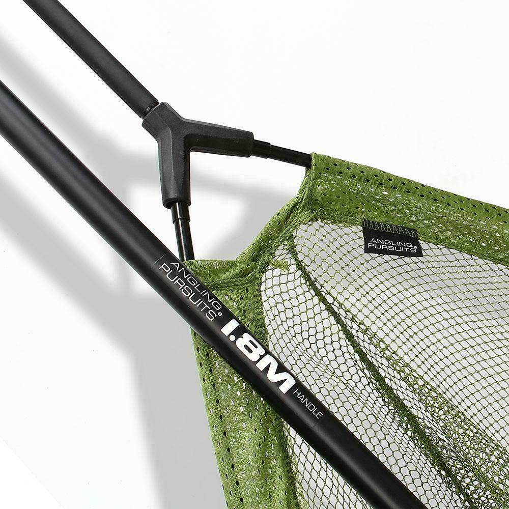Fishing Landing Net 42"" Carp Coarse Mesh Tackle + Landing Net Handle