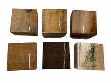 6 Pcs, Defective Multispecies Bowl 4x 4x 2 Woodturning Blanks- Free US Shipping