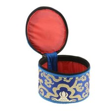 Zip Closure Buddhism Singing Bowl Storage Case Carrier Storage Package Bag