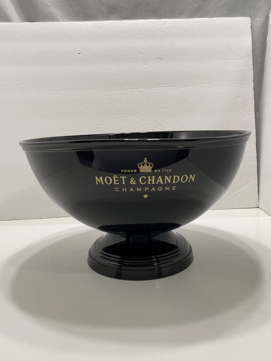MOET CHANDON Champagne Pewter Bucket Ice Bowl Large Made in FRANCE