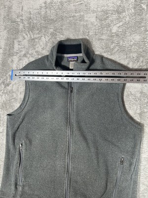 Patagonia Vest Mens Extra Large XL Synchilla Gray Full Zip Up | eBay