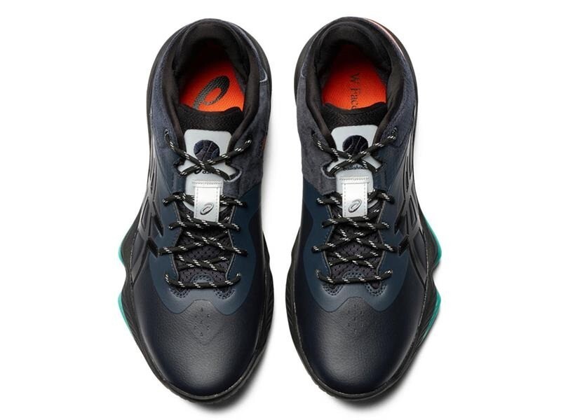 ballaholic × Asics Nova Surge Low Midnight/Aurora Green 1061A050