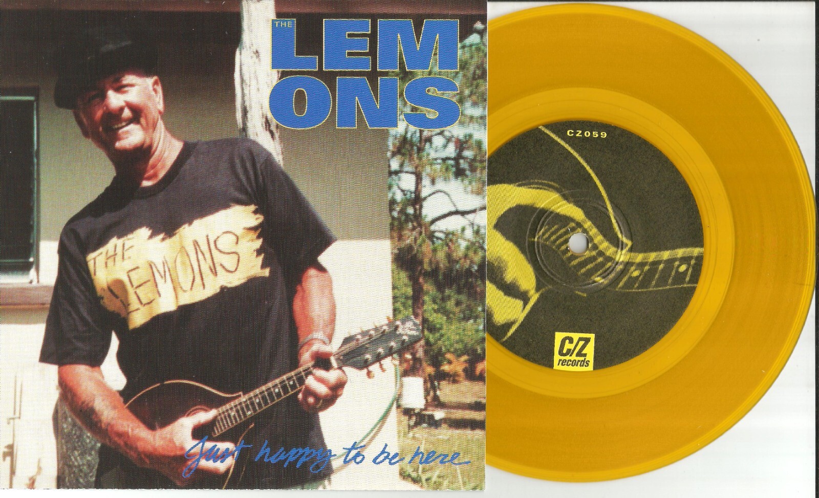 Best Kissers in World THE LEMONS Just UNRELEASED 2000 Made YELLOW 7” Inch VINYL