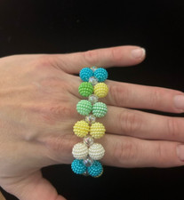 Handmade beautiful unique beaded Elastic bracelet for Girls Kids