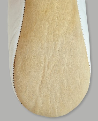 MOROCCAN LEATHER BABOUCHE SLIPPERS SHEEPSKIN SLIDES MULES WOMENS **HANDMADE** - Picture 192 of 205