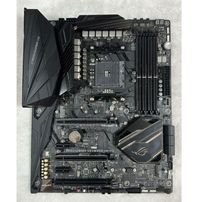 For ASUS ROG CROSSHAIR VII HERO (WI-FI) Motherboard AMD X470 Socket AM4 DDR4 ATX