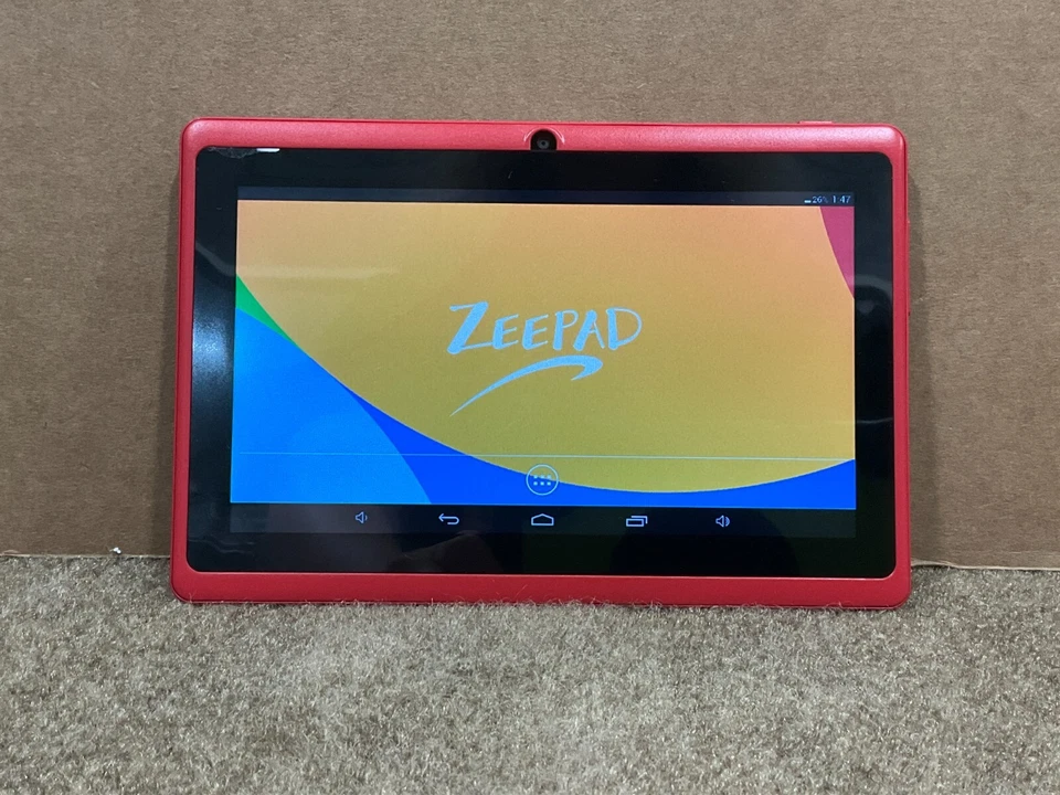 WorryFree ZeePad 4GB WiFiN 7 Android4.4 KIDSZEEPAD-RED ✅❤️️✅❤️️ Leer Foto 2 de 4