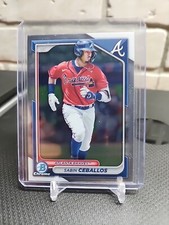 2024 Bowman Chrome Baseball -  Sabin Ceballos -  #BCP-130 Atlanta Braves 