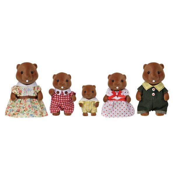 Sylvanian Families BEAVER FAMILY Calico Critters 2021 Epoch Sylvanian Families BEAVER FAMILY Calico Critters 2021 Epoch