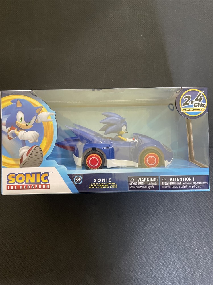 Sonic Racing 2.4Ghz Remote Controlled Car w/ Turbo Boost Sonic The Hedgehog NEW