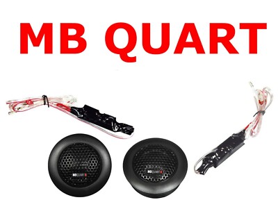 MB Quart 25mm Gewebe Hochtöner Tweeter mit Frequenzweichen 2 Stück