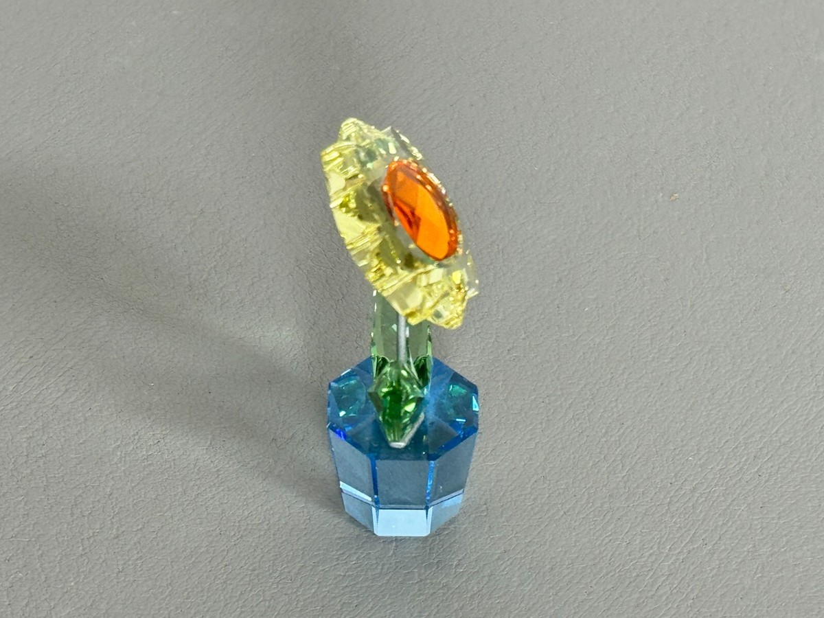 SWAROVSKI スワロフスキー　ヒマワリ　663148 Swarovski Figurine Crystal Moments Sunflower Small 663148
