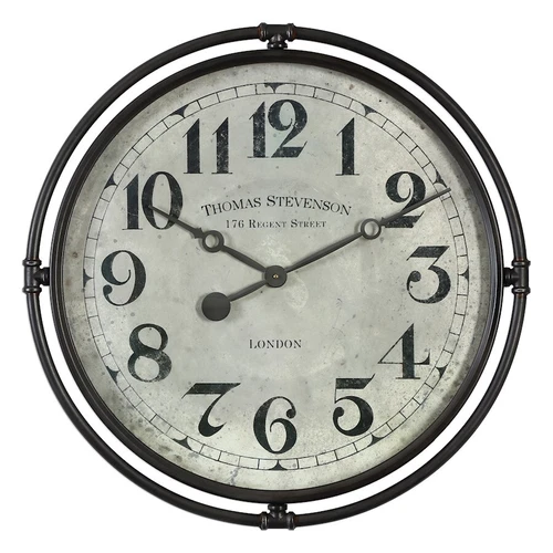 Uttermost Nakul Industrial Wall Clock - 6449 - Picture 1 of 1