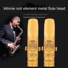 Cabezal de flauta Theo Wanne Tierra Metal Alto Soprano Tenor Accesorios de rendimiento