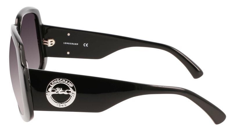 NEW Longchamp LO 709S 001 Black Sunglasses with Grey  display picture 2