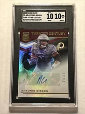 2020 Panini Elite Turn of the Century #TC-AG Auto /199 Antonio Gibson SGC 10