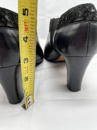 Brighton Heeled Ankle Boots Women’s Sz 8M Black - Picture 7 of 11