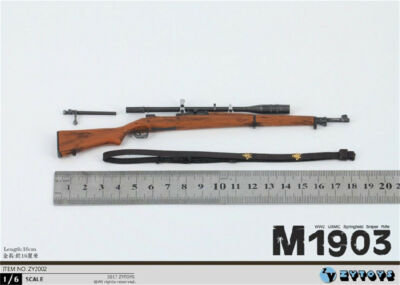 ZY TOYS 1/6 Weapon Gun M1903 Sniper Rifle ZY2002 For 12