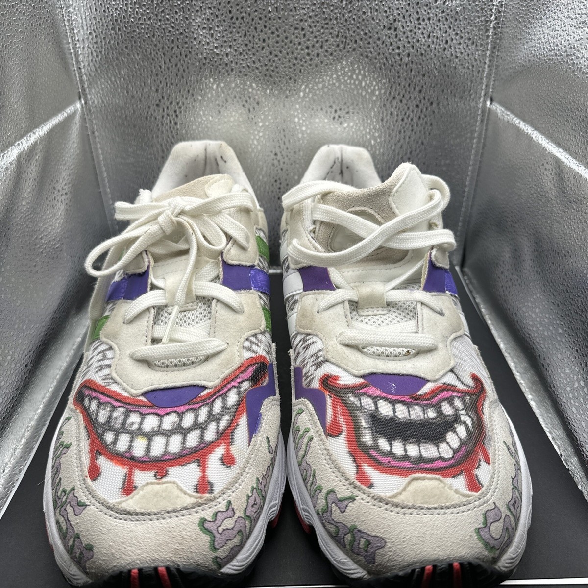 Adidas shoes men Size 11 Custom Joker Art WHY SO SERIOUS