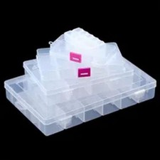 Adjustable Slots Compartment Box Jewelry Gift Boxes Storage Case Container 1Pc