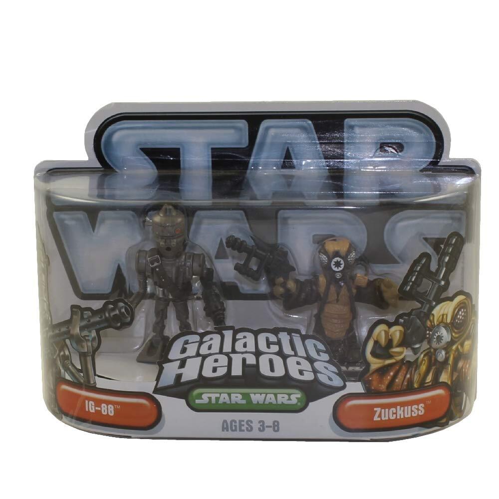 Star Wars Galactic Heroes & Playskool IG-88 & Zuckuss Action Figure Set