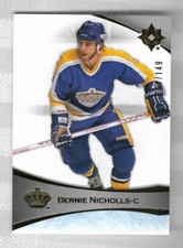 BERNIE NICHOLLS 2022-23 UPPER DECK ULTIMATE SP INSERT CARD #'D /149 NHL STAR