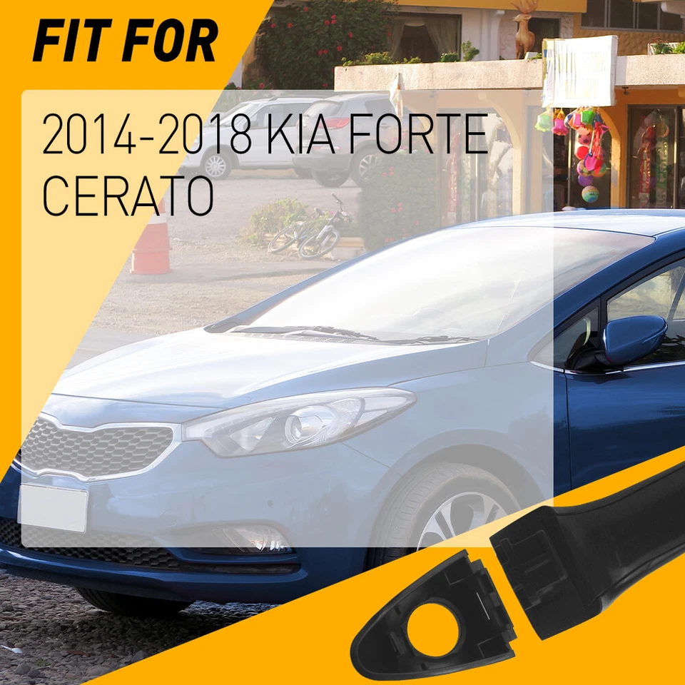 Juego de 4 manijas de puerta exteriores para Kia Forte Forte5 2014-2018 delantero trasero izquierdo derecho Foto 2 de 4