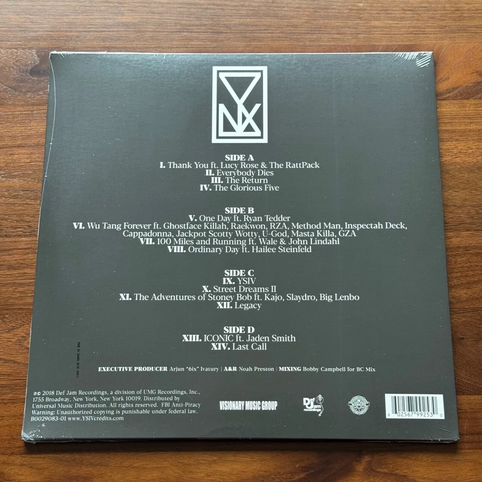 Logic – YSIV Young Sinatra IV - ⚫️ Black 2LP Vinyl - Sealed New ✅ - Image 2 of 4