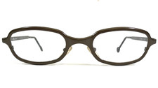 Vintage la Eyeworks Eyeglasses Frames PUFFER 549 Brown Oval Titanium 47-22-135