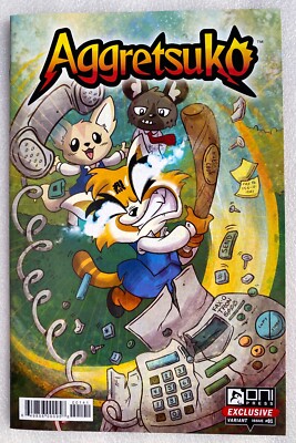 AGGRETSUKO #1 DIRECT WEB EXCLUSIVE VARIANT ONI PRESS NETFLIX NEU FAST NEUWERTIG B&B