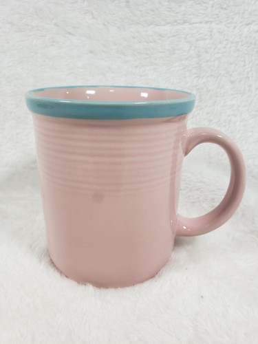 Vintage Rio Stoneware Pink Blue Coffee Tea Cup Mug Collectible Japan - Picture 2 of 9