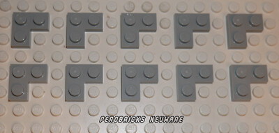 Lego Basic 10 Platten/Winkel neu-hellgrau 2x2 #2420 NEUWARE