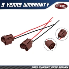 NEW Two Harness Fog Light Socket Connector Lamp Wire Pigtail Female U 9006 HB4